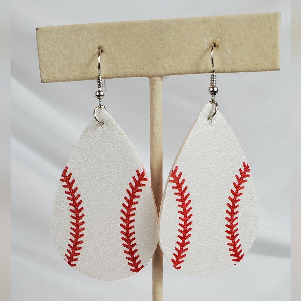 Baseball earrings NWT